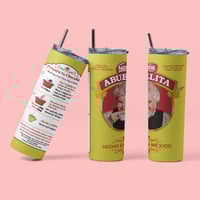 Image 1 of Chocolate Abuelita 20oz Skinny Tumbler.