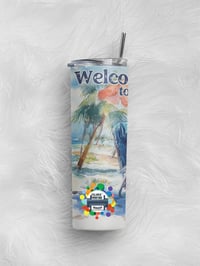 Image 2 of Gulf Of America 20oz Thermal Skinny Tumbler. 