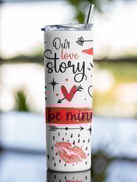 Image 3 of Valentine's Day 20oz Thermal Tumbler.