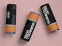 Image 3 of Duracell 20oz Thermal Tumbler with Lid and Straw.