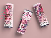 Image 3 of Coffee Is My Valentine 20oz Thermal Tumbler