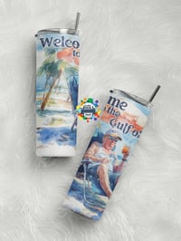 Image 4 of Gulf Of America 20oz Thermal Skinny Tumbler. 