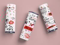 Image 5 of Valentine's Day 20oz Thermal Tumbler.