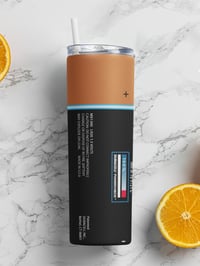 Image 5 of Duracell 20oz Thermal Tumbler with Lid and Straw.