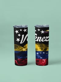 Image 5 of Venezuela 20oz Stainless Steel Thermal Skinny Tumbler.