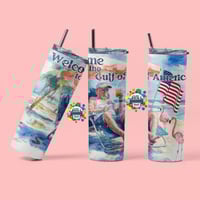 Image 5 of Gulf Of America 20oz Thermal Skinny Tumbler. 