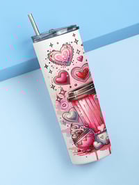 Image 5 of Coffee Is My Valentine 20oz Thermal Tumbler
