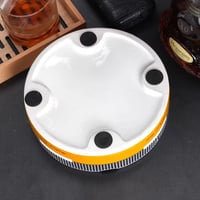 Image 2 of Cuban Lounge Ashtray – Havana Grid Edition