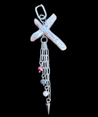 Image 3 of Cross Pearl Dangle(s) 