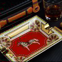 Image 1 of Royal Horse Ashtray – Versailles Red Edition