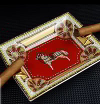 Image 2 of Royal Horse Ashtray – Versailles Red Edition