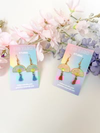 Image 1 of Fan Earrings