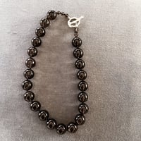 Smokey Quartz Bauble Necklace