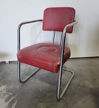 Midcentury Chrome Armchair- Custom Upholstery!