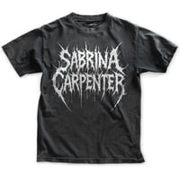 Image 1 of Sabrina Carpenter Death Metal Logo Unisex T-Shirt