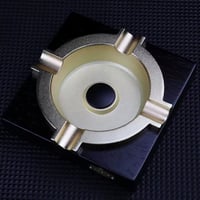Image 1 of Executive Ashtray – Onyx Wood & Gold Edition