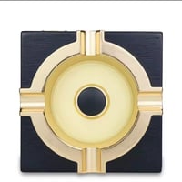 Image 2 of Executive Ashtray – Onyx Wood & Gold Edition