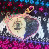 Image 2 of Heart Chows Keychain