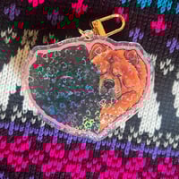 Image 1 of Heart Chows Keychain