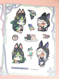 Image 2 of cynonari sticker sheet