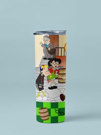 Image 3 of El Chavo Del 8 20oz Skinny Thermal Tumbler.