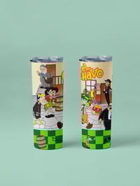 Image 4 of El Chavo Del 8 20oz Skinny Thermal Tumbler.