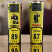 Image 5 of 20oz Thermal Tumbler with Straw - "Gas Price Memories" Edition