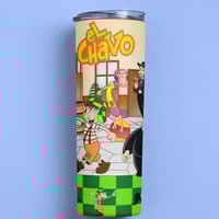 Image 5 of El Chavo Del 8 20oz Skinny Thermal Tumbler.