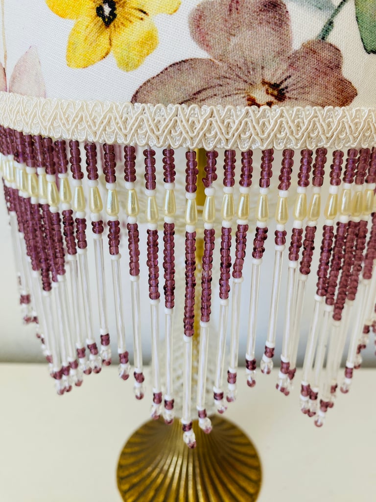 Glass Beaded Lamp Image 3