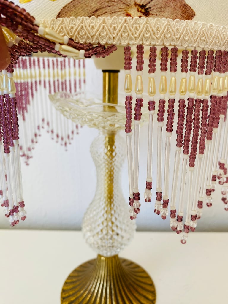 Glass Beaded Lamp Image 5