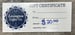 Image of Twenty Five Dollar MAILED Gift Certificates
