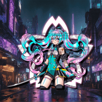Cyber Sakura ninja idol 🌸🥷 