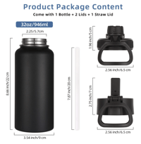 Image 2 of Stainless Steel Insulated Water Bottle 