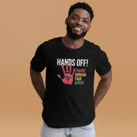 Image 3 of Hands off Traore Burkina Faso Africa Ibrahim Traoré Unisex t-shirt
