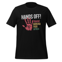 Image 1 of Hands off Traore Burkina Faso Africa Ibrahim Traoré Unisex t-shirt