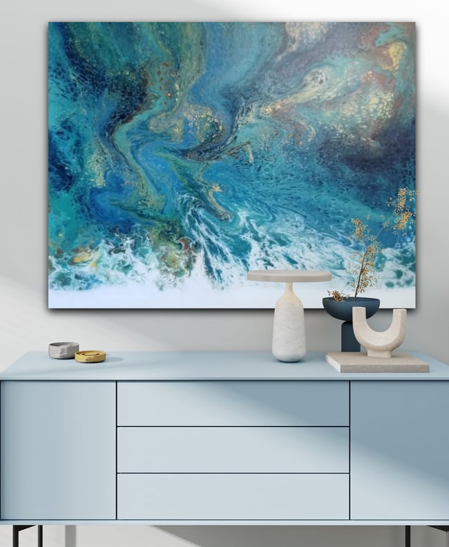 Blue Dreams 120-90 cm