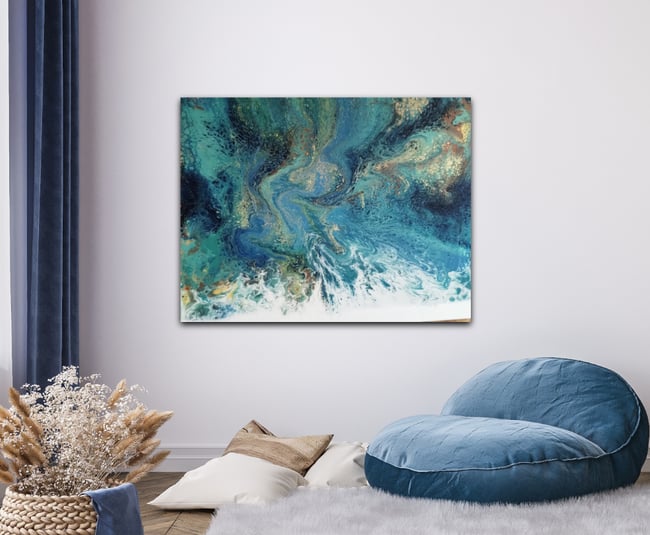 Blue Dreams 120-90 cm