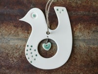 Image 2 of Porcelain Bird & Heart