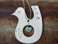 Image 3 of Porcelain Bird & Heart