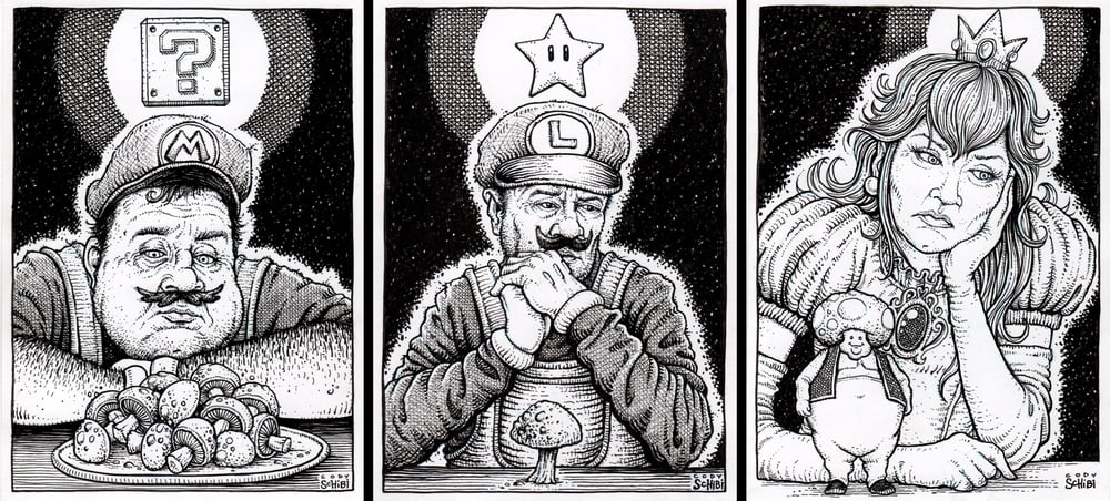 Super Mario Bros. Original Art 