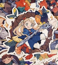 Image 2 of ✧ Dunmeshi Glitter Stickers ✧