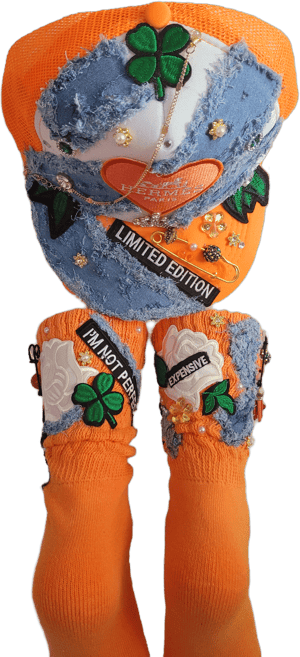 Image of Designer Hat & Socks Set
