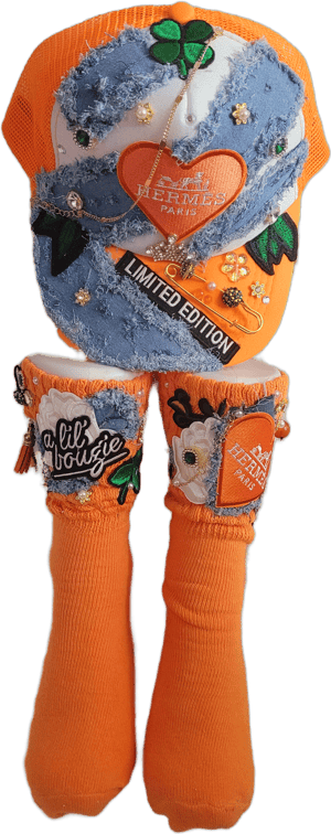 Image of Designer Hat & Socks Set