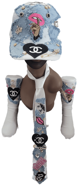 Image of Designer Hat & Socks Set