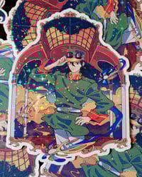 Image 1 of ✧ Howl ✧ Holo/Glitter Sticker