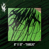 Image 2 of 8" X 10" - "THREAT" CANVAS