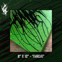 Image 3 of 8" X 10" - "THREAT" CANVAS