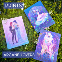 Image 1 of ARCANE LOVERS - JAYVIC, CAITVI , TIMEBOMB [Prints]