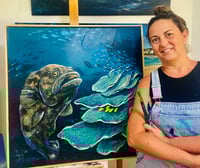 Image 3 of Original Art ‘Cod and Coral Reef’ 