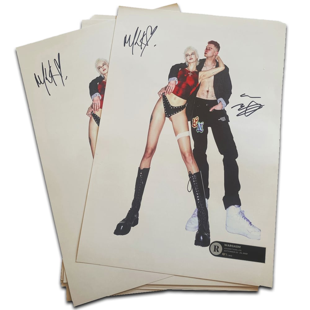 Image of *RARE ITEM* LARGE SIGNED POSTER